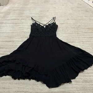 Black sun dress